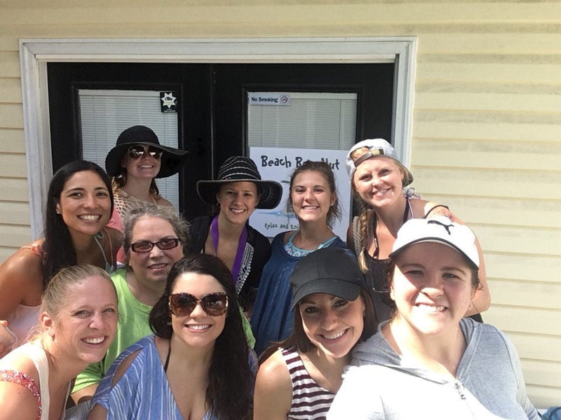 A group of girls from the first Bible study I launched afraid!