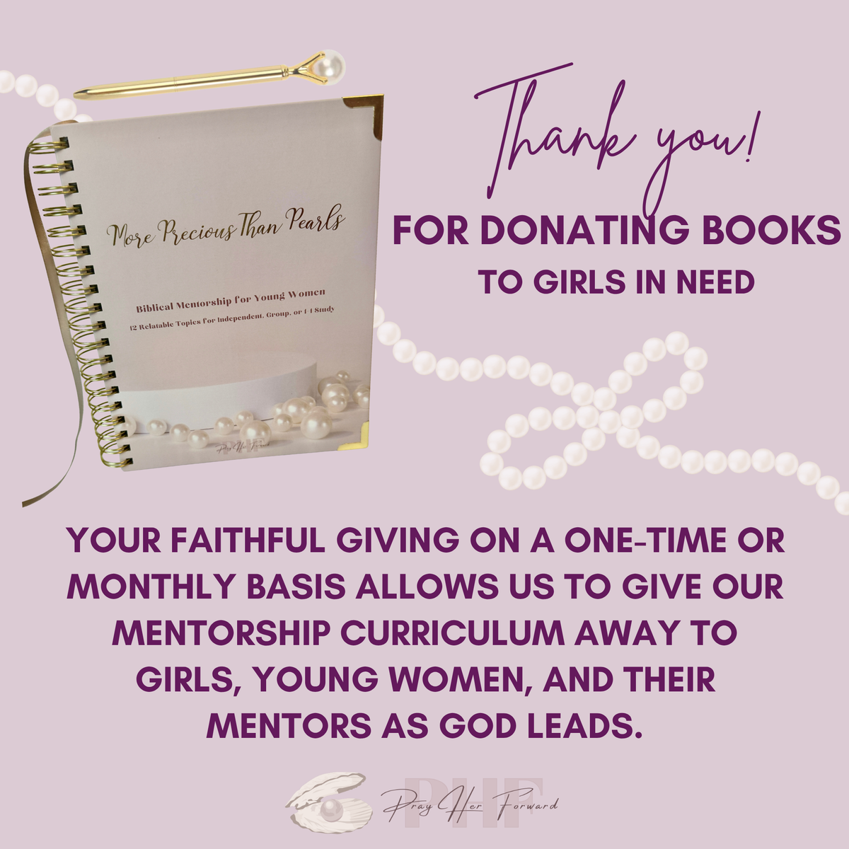 Donate Mentorship Curriculum to Girls and Young Women!